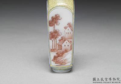 图片[3]-Glass-body painted enamel snuff bottle with a figural design, Qianlong reign (1735-1796), Qing dynasty-China Archive